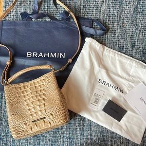 Brahmin mini Amelia shortbread Melbourne genuine leather